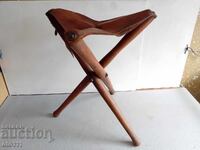 SCAUN OFIȚER VECHI MILITAR - WW1 .WW2