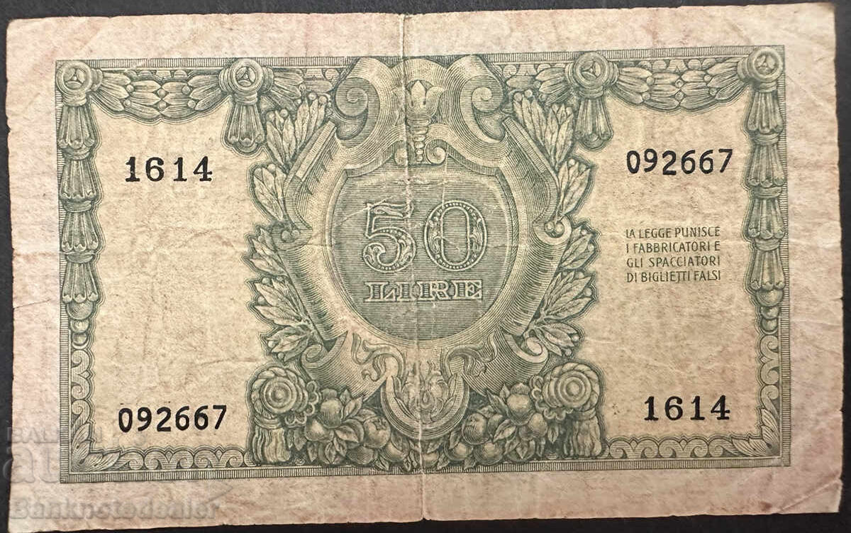 Italia 50 Lire 1951 Pick 91 Ref 2667 cu preț 7.00 BGN | € 3.58 Italia 50 Lire 1951 Pick 91 Ref 2667 cu preț 7.00 BGN | € 3.58