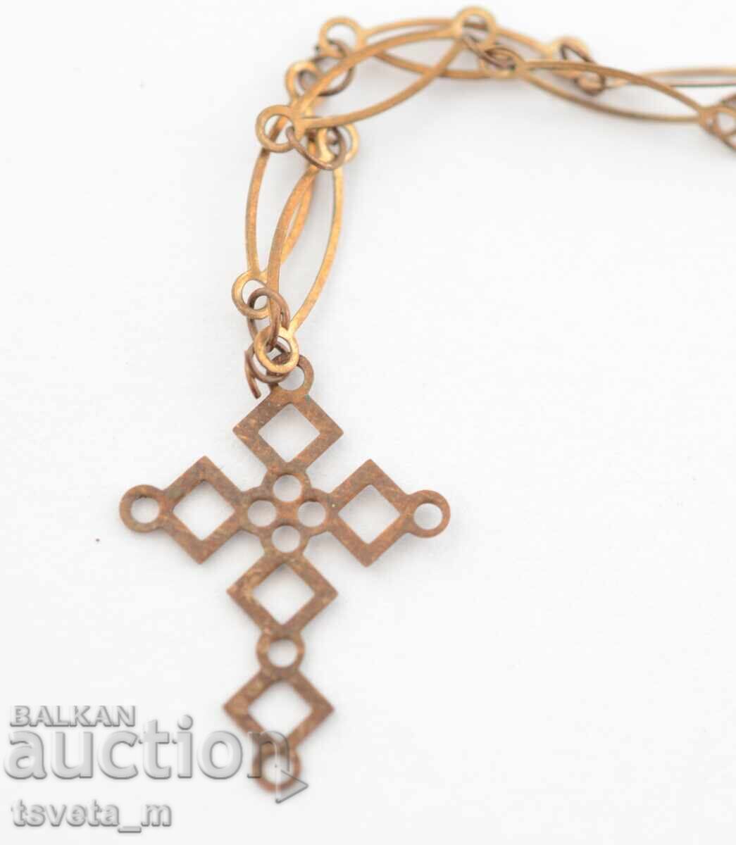 Аукцион Синджир с медальон  висулка кръст