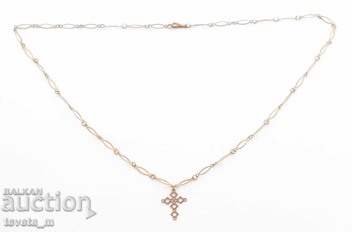 Синджир с медальон  висулка кръст