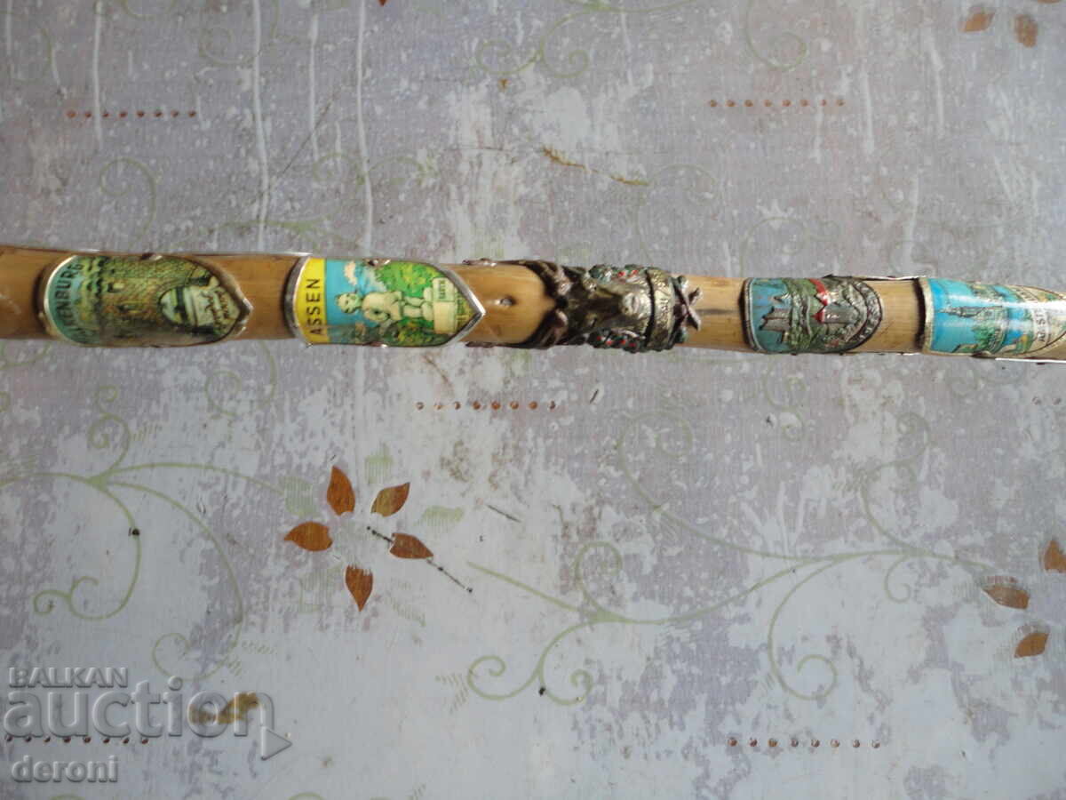 Τουριστικό μπαστούνι με εμβλήματα και κονκάρδες - 5