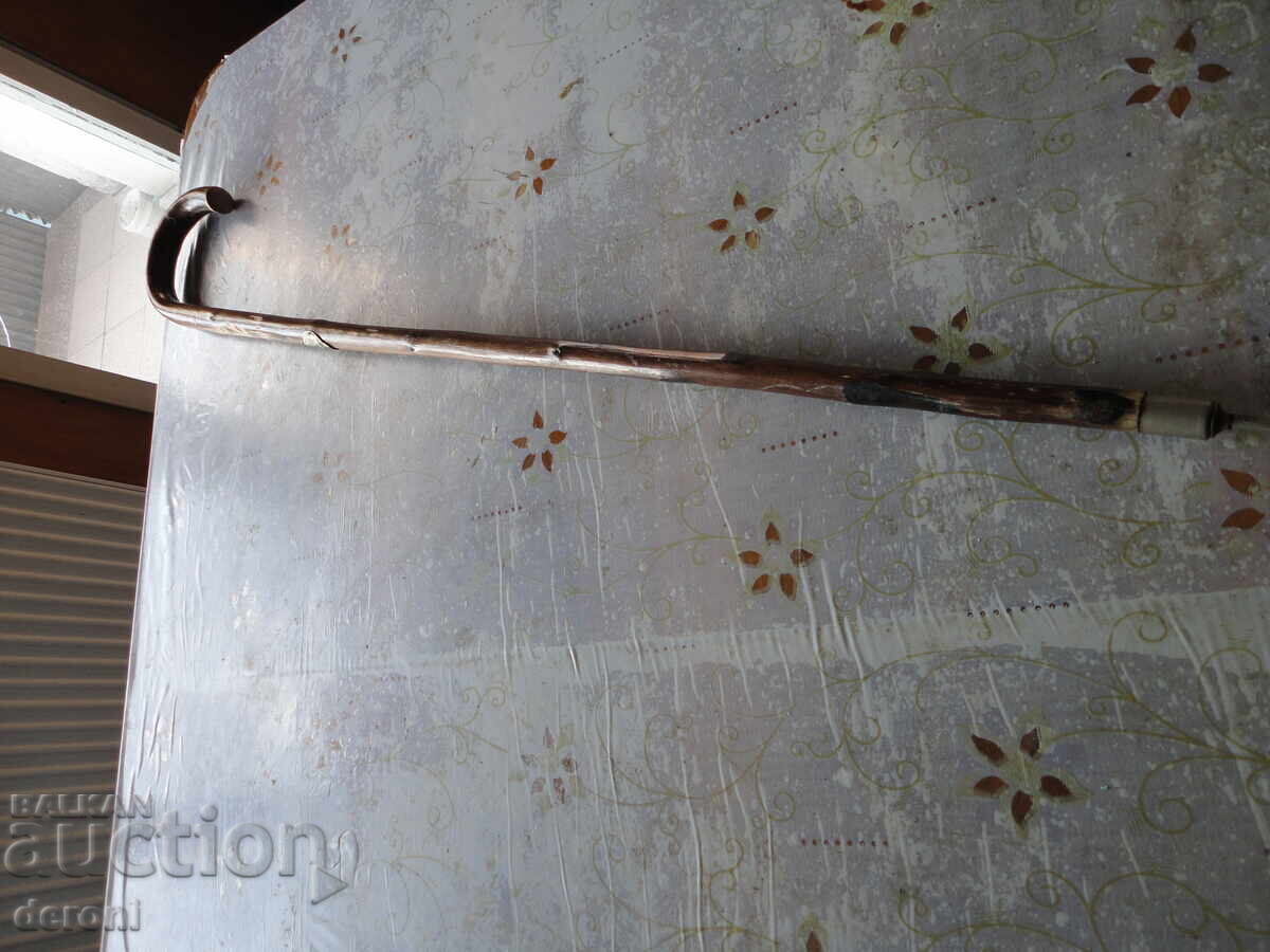 Τουριστικό μπαστούνι με εμβλήματα, κονκάρδες, ξυλόγλυπτα 2 - 5