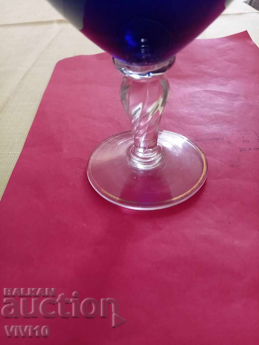Licitație Vază italiană veche, cobalt