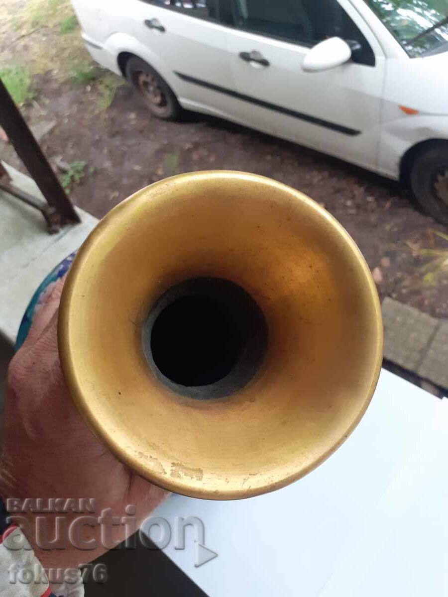 Μεγάλο παλιό βάζο Cloisonné - μπρούτζος - 5