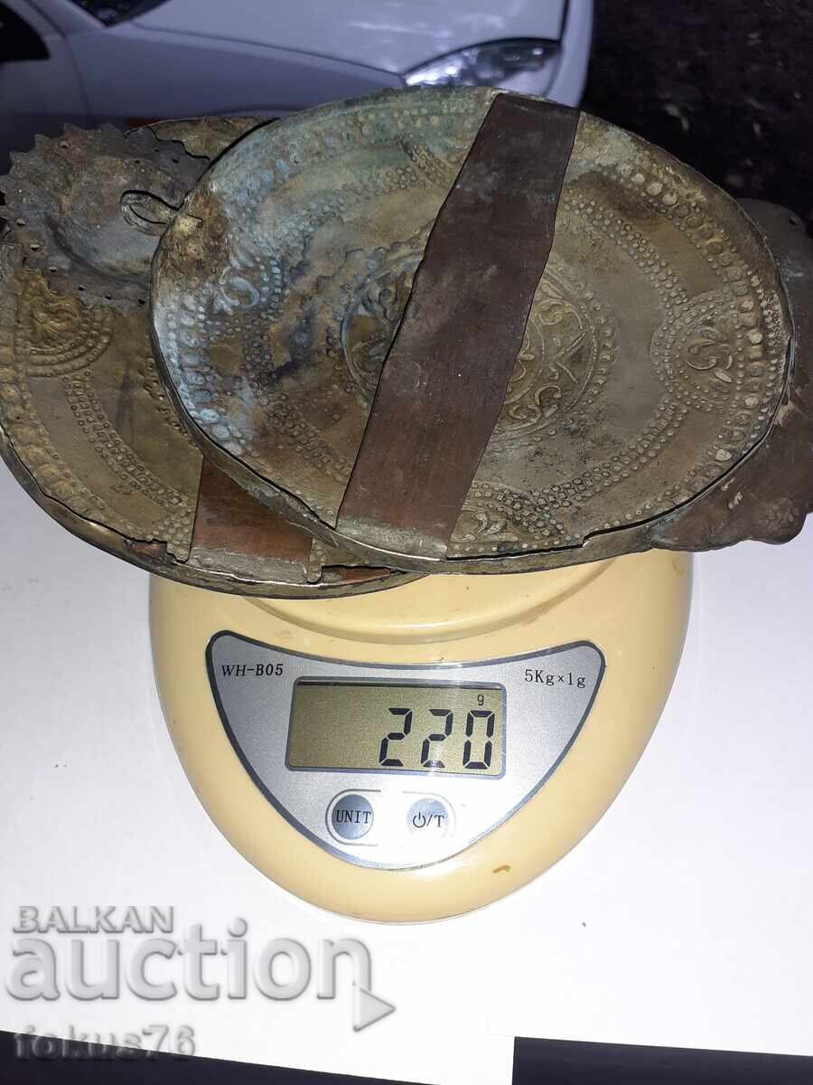 Μεγάλη παλιά πόρπη παφτιά - σατσάν - για παραδοσιακή φορεσιά - 7