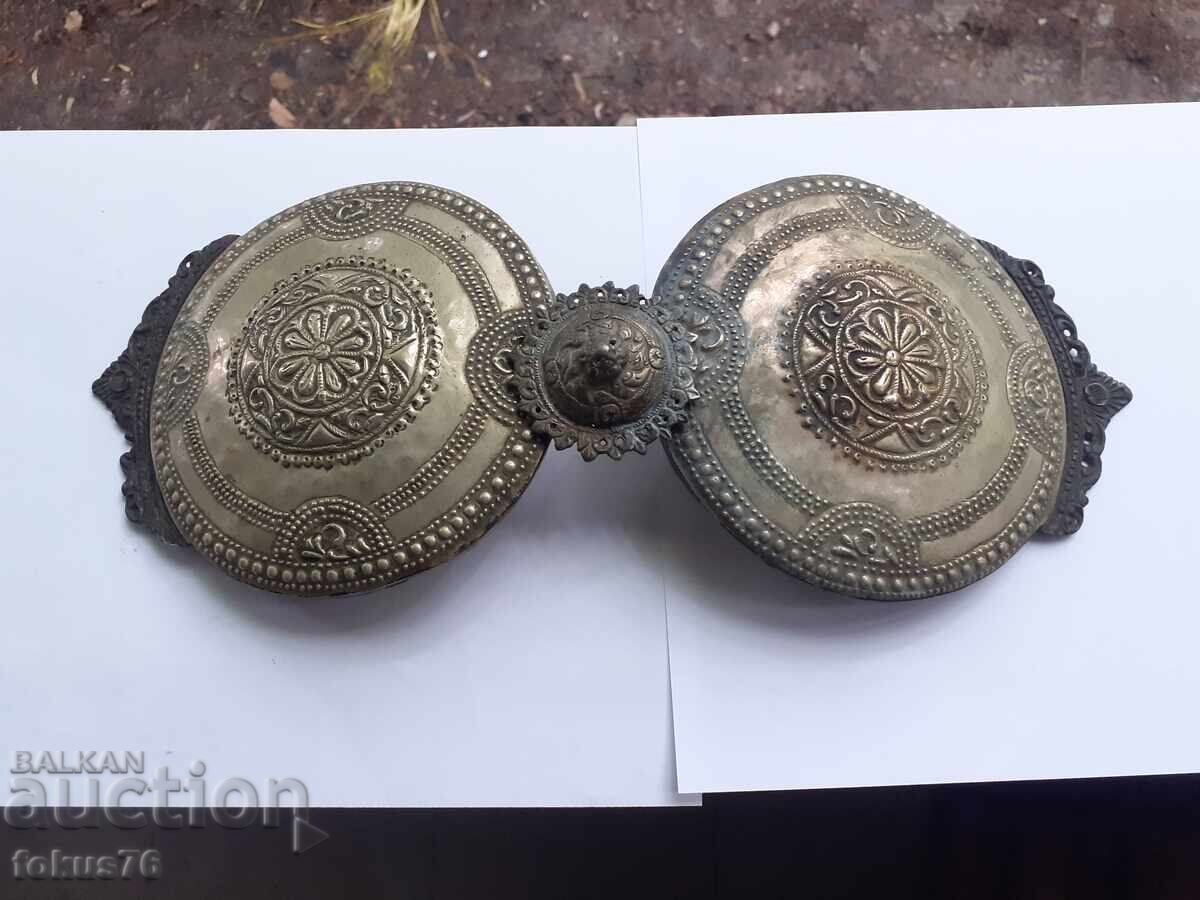 Μεγάλη παλιά πόρπη παφτιά - σατσάν - για παραδοσιακή φορεσιά