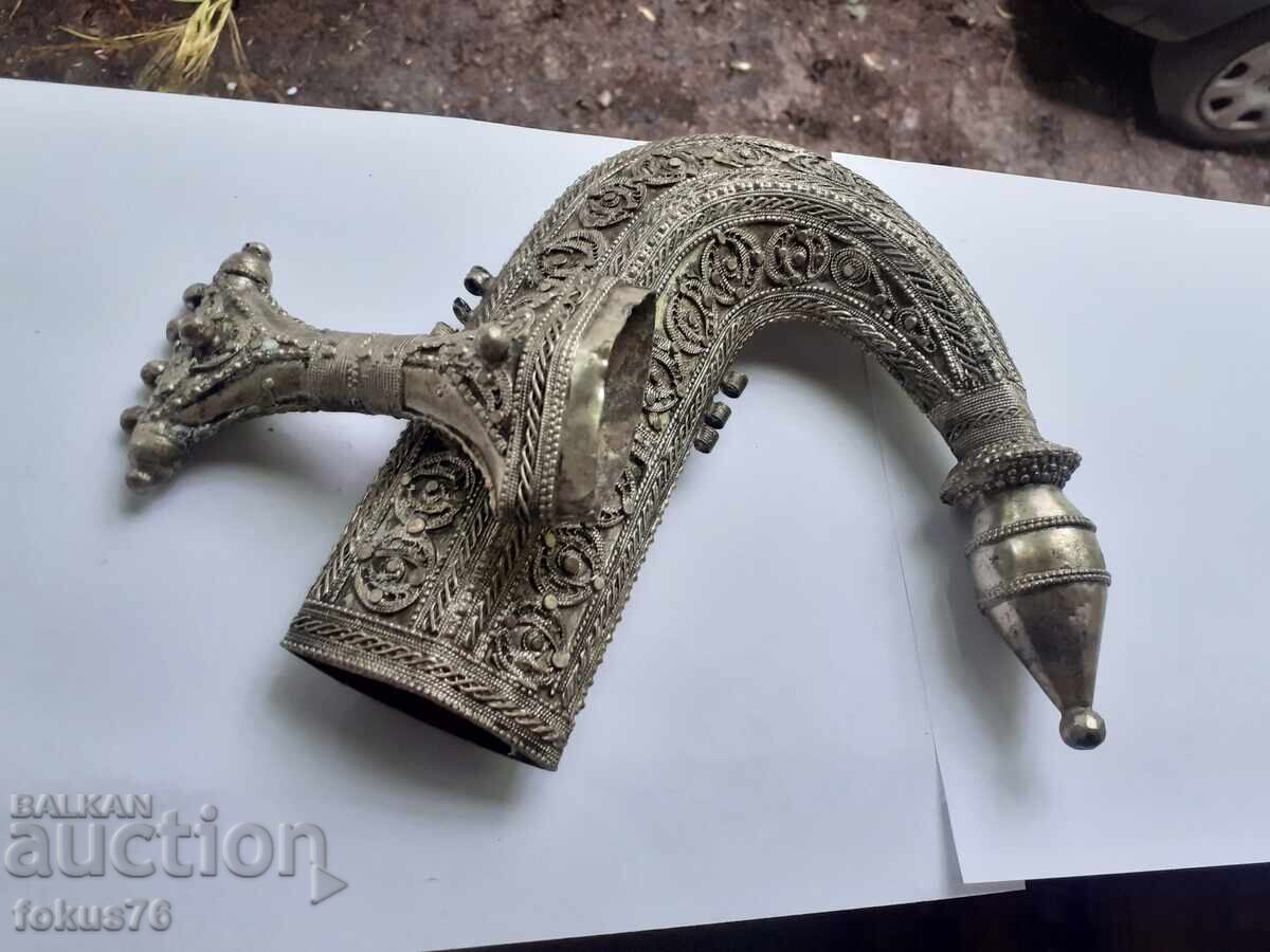 Khanjar - scabbard and handle from an old Ottoman khanjar with price 290.00 BGN | € 148.27 Khanjar - scabbard and handle from an old Ottoman khanjar with price 290.00 BGN | € 148.27