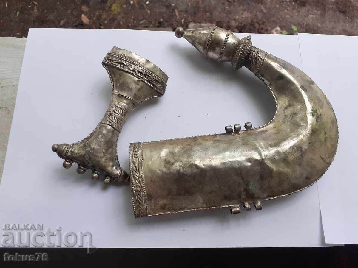 Auction Khanjar - scabbard and handle from an old Ottoman khanjar Auction Khanjar - scabbard and handle from an old Ottoman khanjar