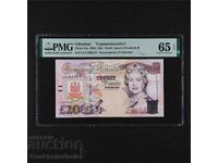 Gibraltar 10 Pounds 1986 Pick 22b PMG 65