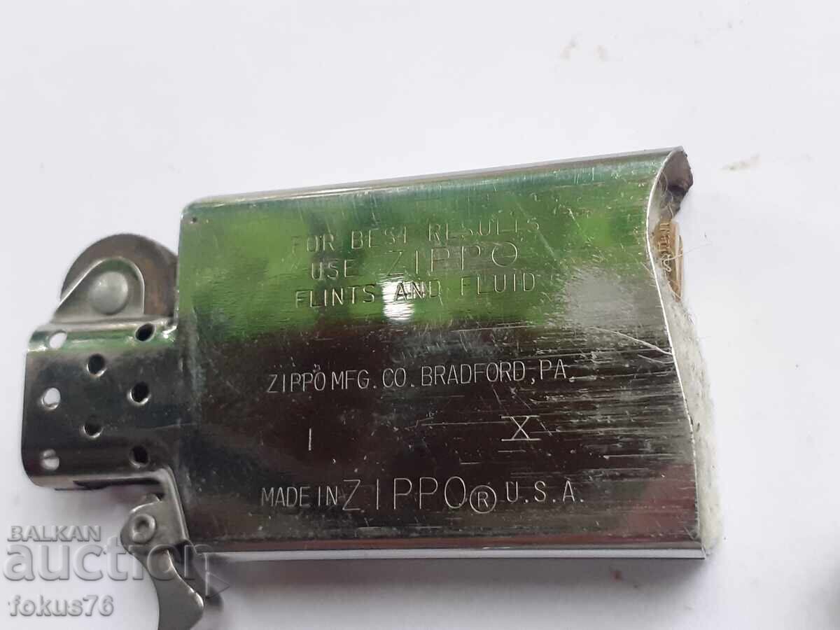 Delivery of Old original Zippo petrol lighter
