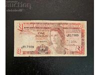 !!!!! Τραπεζογραμμάτιο Γιβραλτάρ 1 λίρα 1979