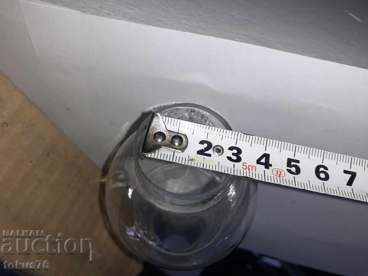 Лампено шише - калиево стъкло за газена лампа - 6