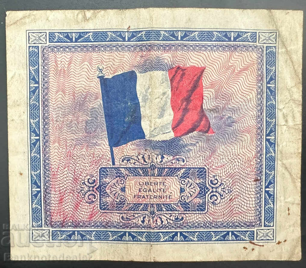 Franța Militară Aliată 2 Franci 1944 Pick 114 Ref 4204 cu preț 10.00 BGN | € 5.11