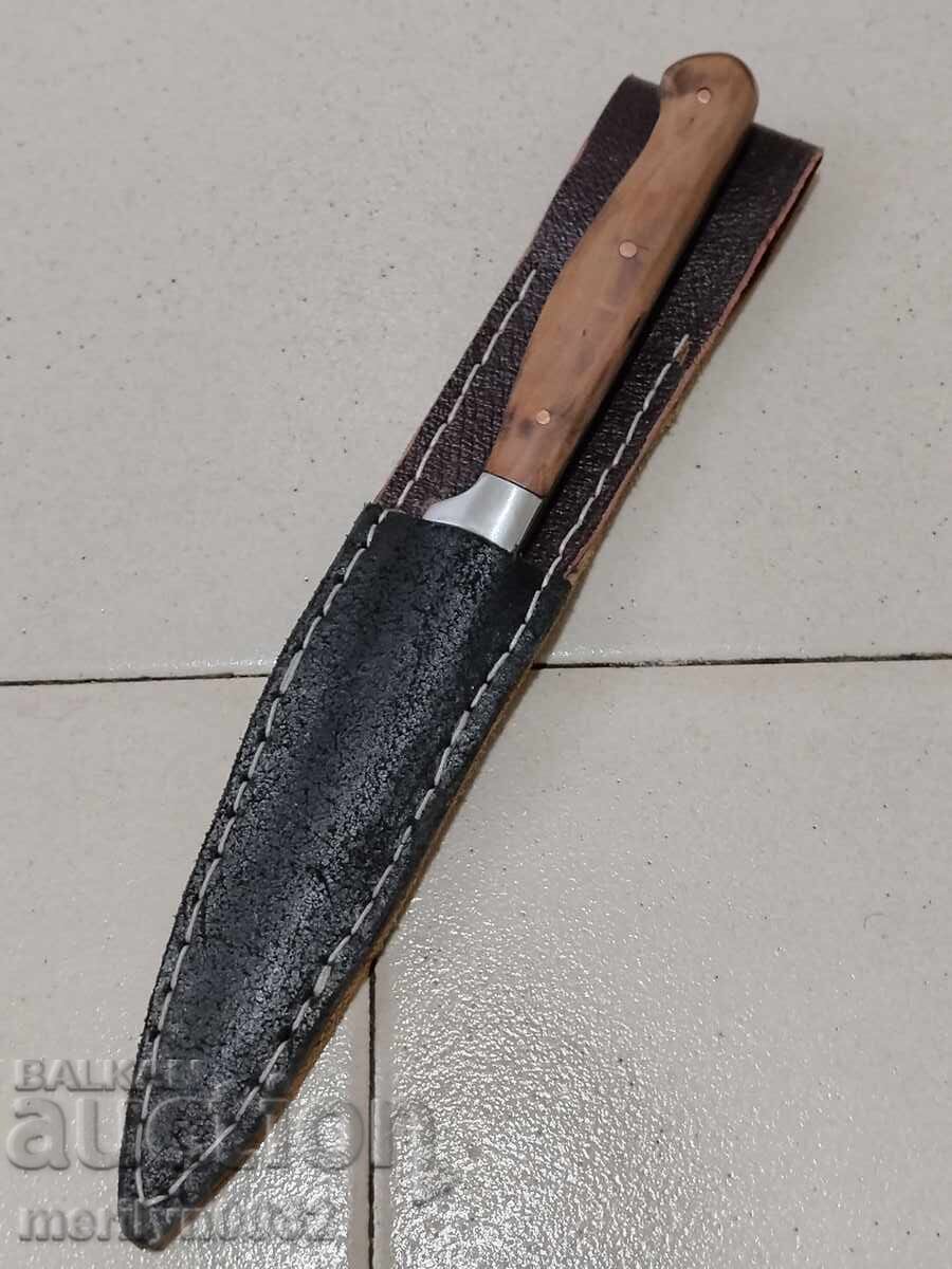 Hunting knife with a sheath for thin appetizers - 7