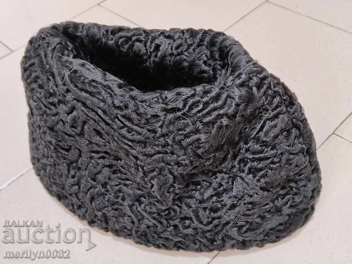 Παλιό καπέλο από αστράγαν, Νο. 59, γούγλα, καπέλο, παραδοσιακή φορεσιά, ζώνη, σιλάχ - 7