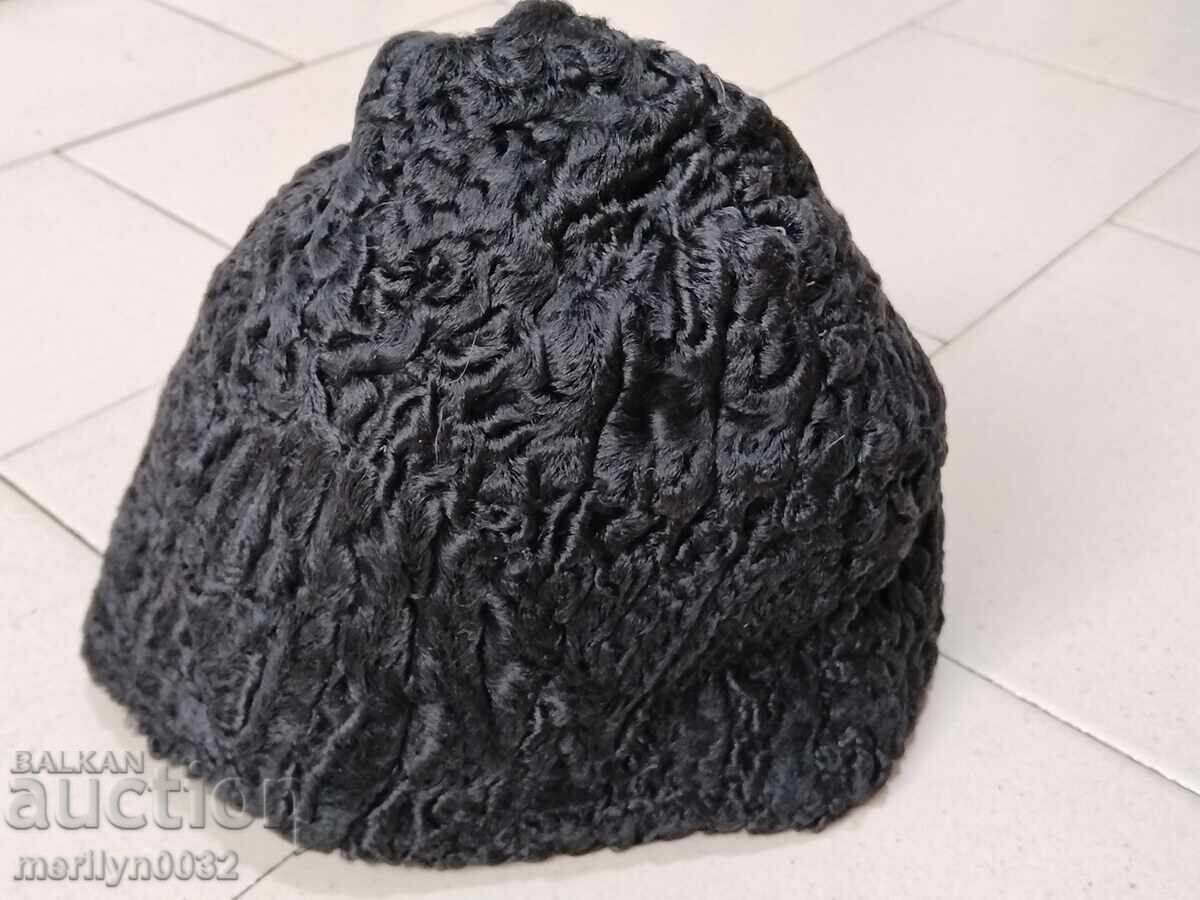 Παλιό καπέλο από αστράγαν, Νο. 59, γούγλα, καπέλο, παραδοσιακή φορεσιά, ζώνη, σιλάχ