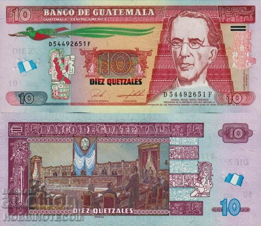 ΓΟΥΑΤΕΜΑΛΑ ΓΟΥΑΤΕΜΑΛΑ 10 τεύχος Quetzal 2019 NEW UNC