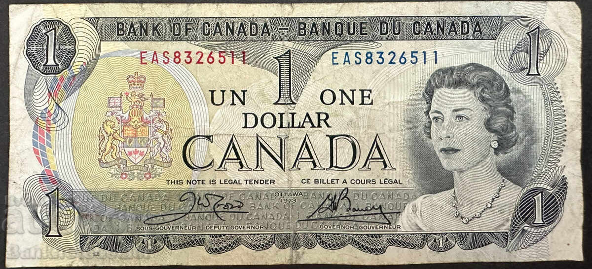Canada 1 Dollar 1973 Pick 87 Ref 6511