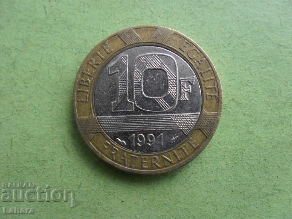 10 φράγκα 1991 Γαλλία 10 φράγκα 1991 Γαλλία