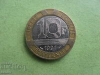 10 φράγκα 1991 Γαλλία