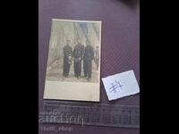 Ευχετήρια κάρτα/Φωτογραφία - τρεις ένστολοι 1918