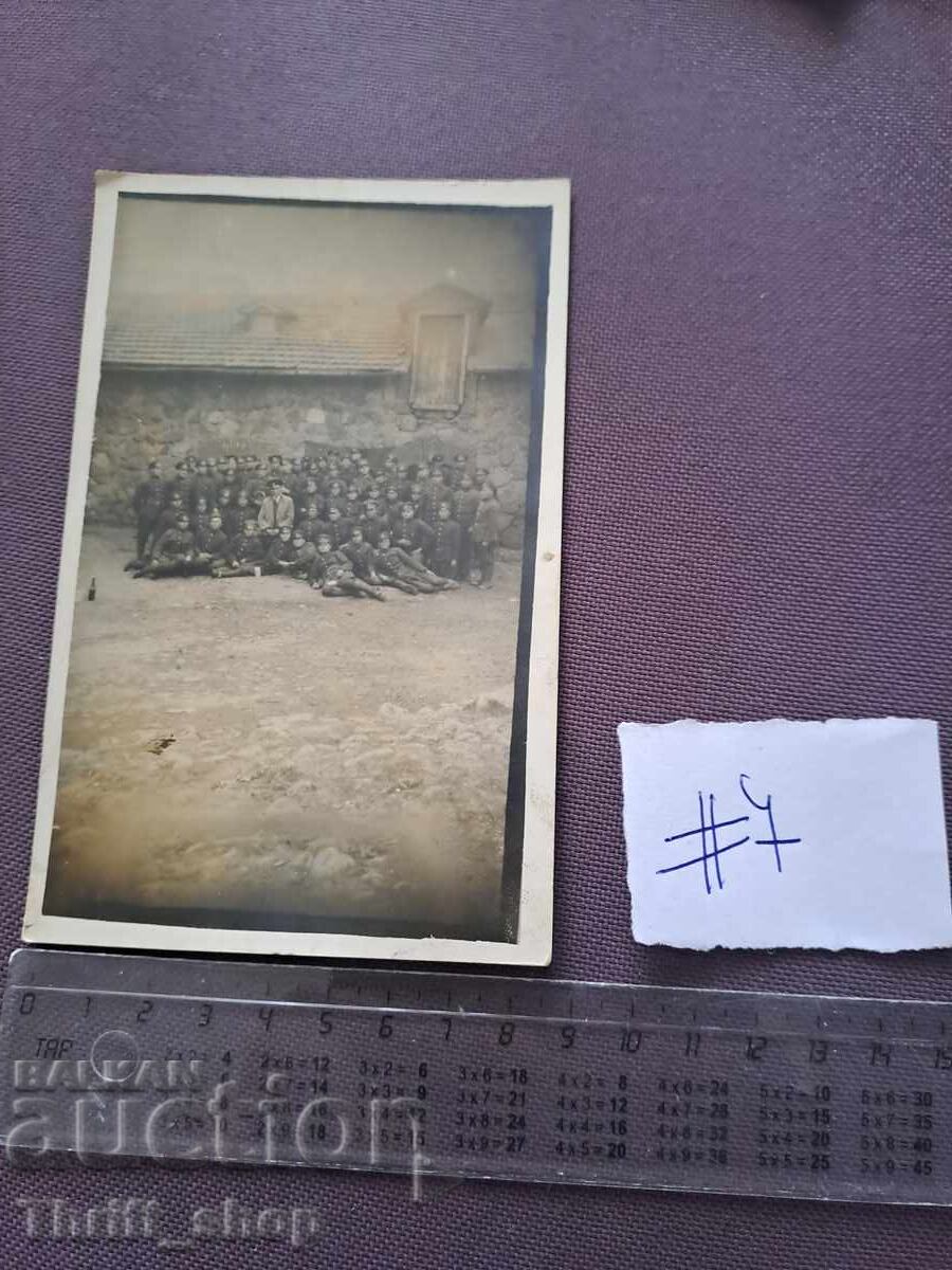 Postcard/Photo - Group of Soldiers Postcard/Photo - Group of Soldiers