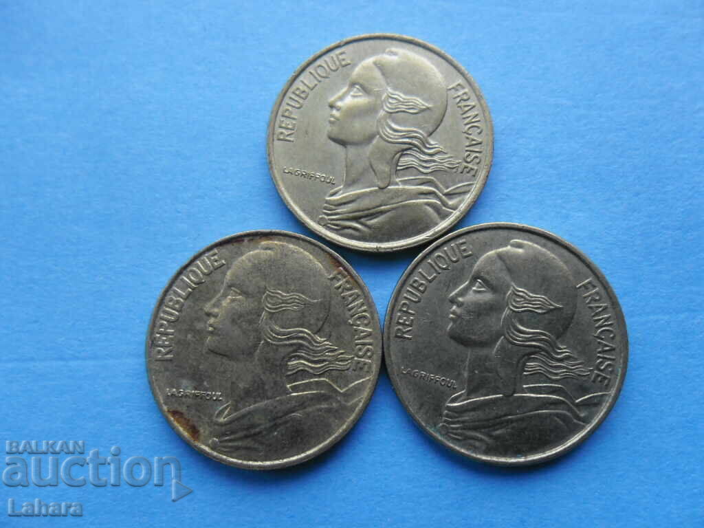 5 сантима 1992 , 1995 , 1996 г. Франция с цена 1.00 лв. | € 0.51