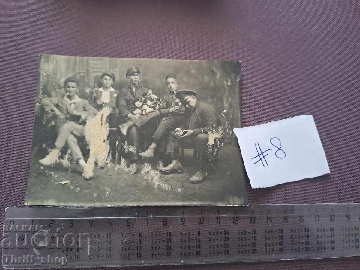 Ευχετήρια κάρτα/Φωτογραφία - ομάδα στρατιωτών Ευχετήρια κάρτα/Φωτογραφία - ομάδα στρατιωτών