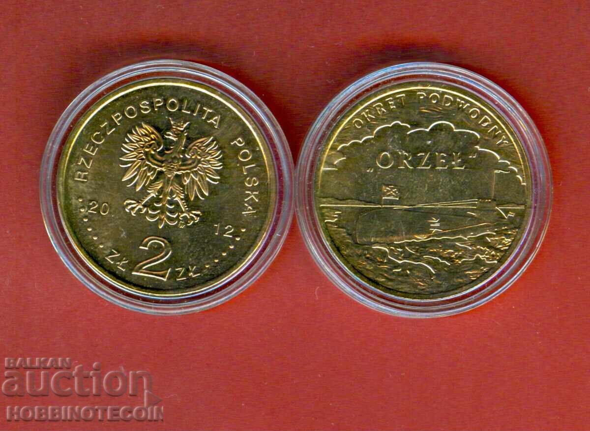 POLAND POLAND 2 Zloty SHIP SUBMARINE ORZEL issue 2012 UNC POLAND POLAND 2 Zloty SHIP SUBMARINE ORZEL issue 2012 UNC