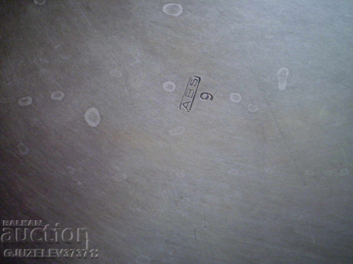 Vintage glass bottles marked ABS 9 spices, silvered - 5