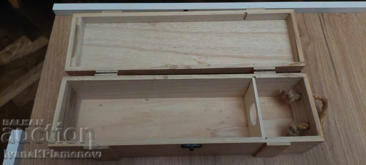 Ξύλινο κουτί κρασιού για γνώστες - 5