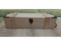 Кутия дървена за вино за ценители