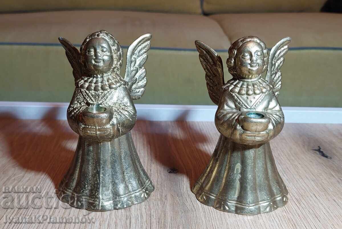 Figurine din bronz pentru colecționari, două bucăți