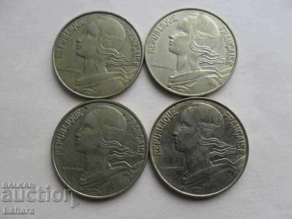 20 santima 1981, 1982, 1983, 1984 g. Franța cu preț 1.50 BGN | € 0.77 20 santima 1981, 1982, 1983, 1984 g. Franța cu preț 1.50 BGN | € 0.77