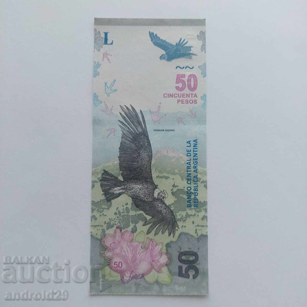 ARGENTINA / ARGENTINA 50 pesos 2018 - Banknote UNC