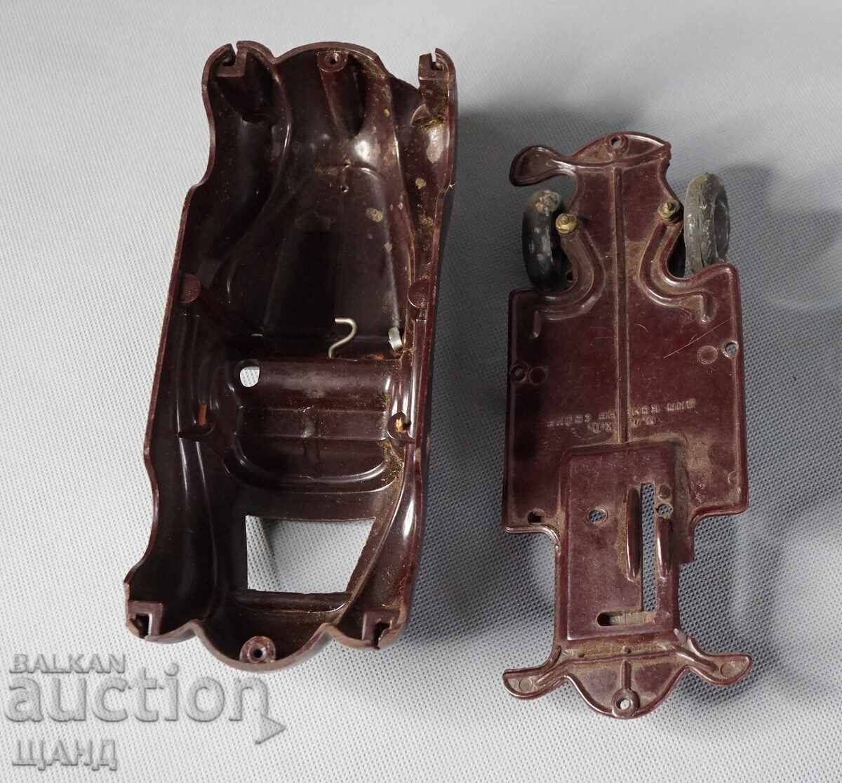 Стара Българска Бакелитена играчка ретро кола дип комуна - 6