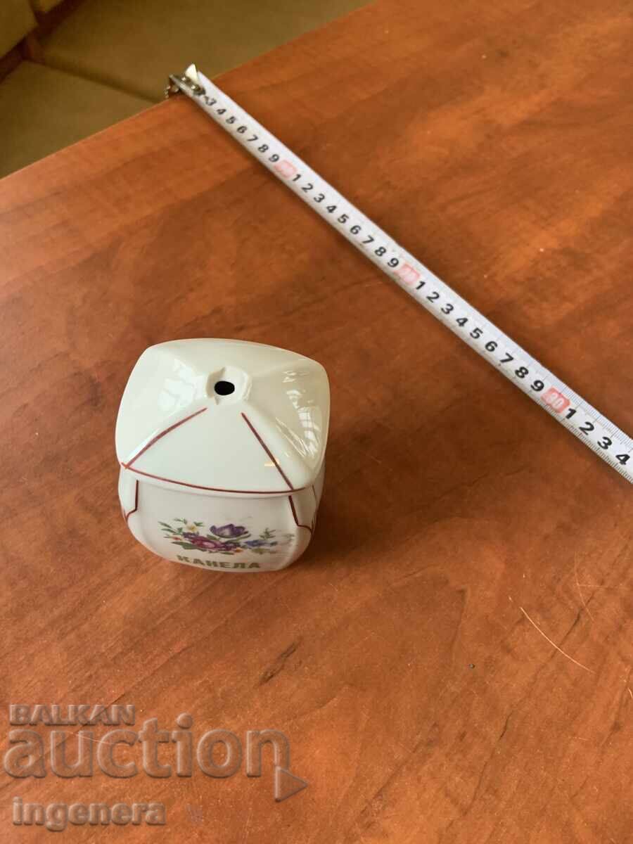 Licitație BORCAN DE PORȚELAN PENTRU CONDIMENTE DIN BULGARIA SOCIALISTĂ