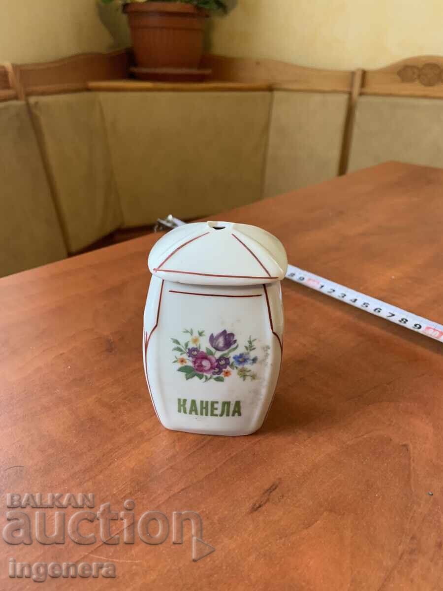 BORCAN DE PORȚELAN PENTRU CONDIMENTE DIN BULGARIA SOCIALISTĂ