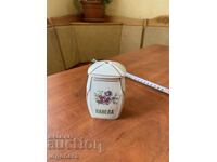 BORCAN DE PORȚELAN PENTRU CONDIMENTE DIN BULGARIA SOCIALISTĂ