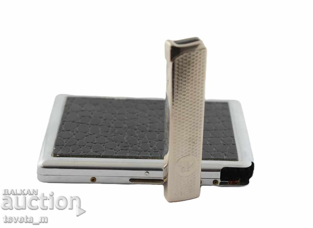 Antique snuffbox with lighter - 5