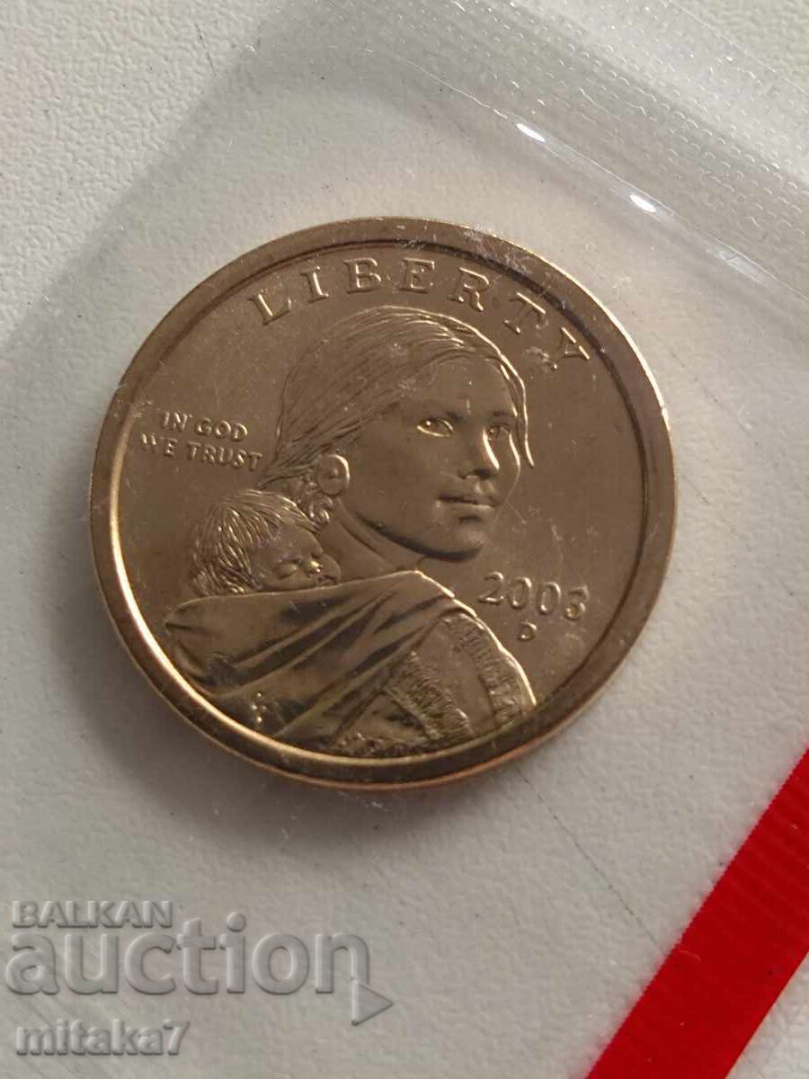 Auction Lot of 1/2 and 1 dollar 2003, USA Auction Lot of 1/2 and 1 dollar 2003, USA