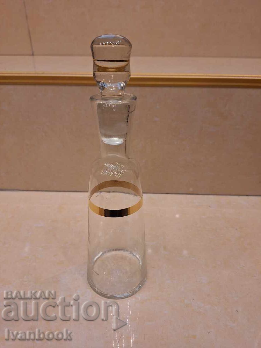 Glass carafe retro social