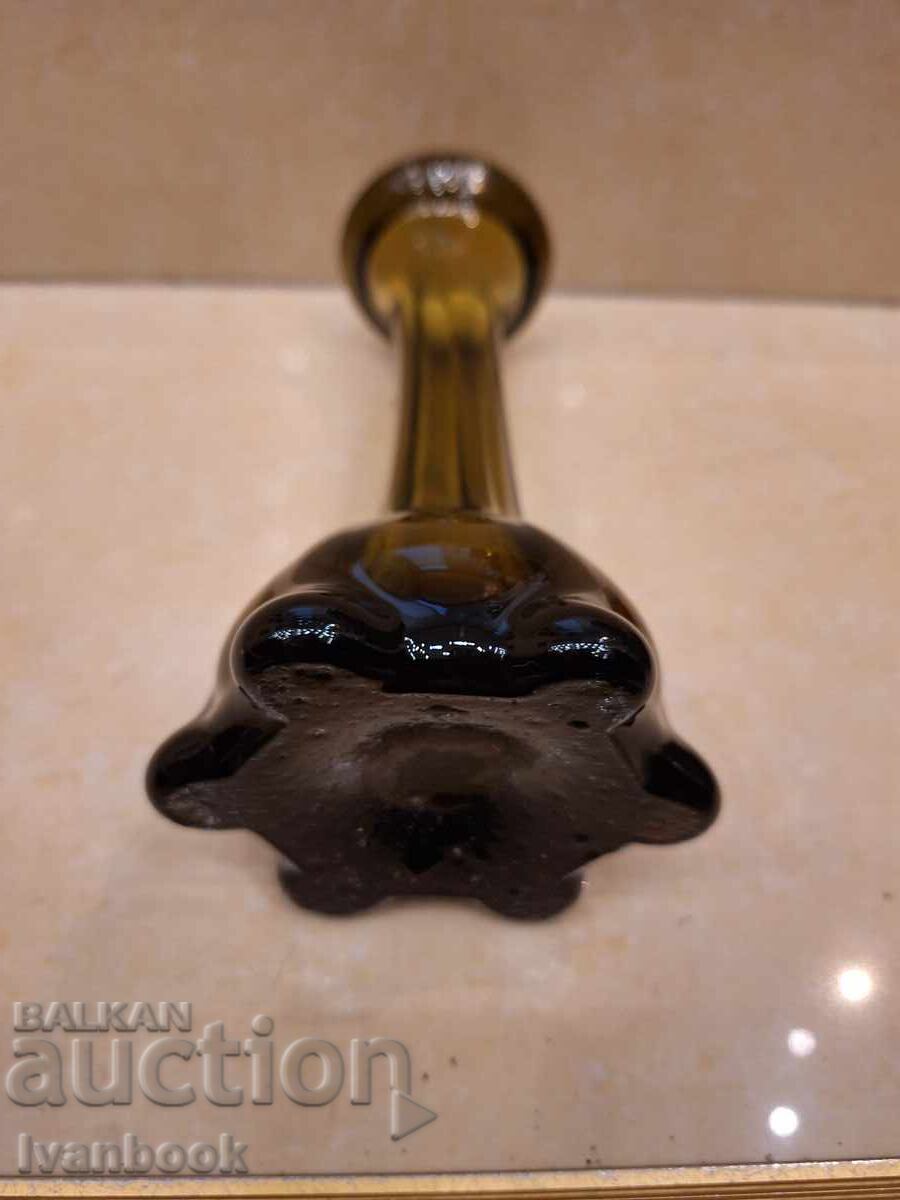 Licitație Vaza de sticla retro social.