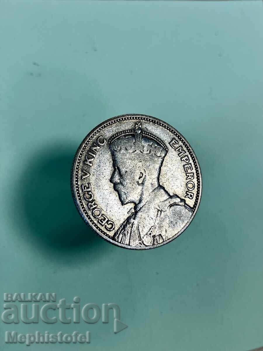 1 Σελίνι 1934, Νέα Ζηλανδία - ασημένιο νόμισμα με τιμή 24.89 BGN | € 12.73 1 Σελίνι 1934, Νέα Ζηλανδία - ασημένιο νόμισμα με τιμή 24.89 BGN | € 12.73