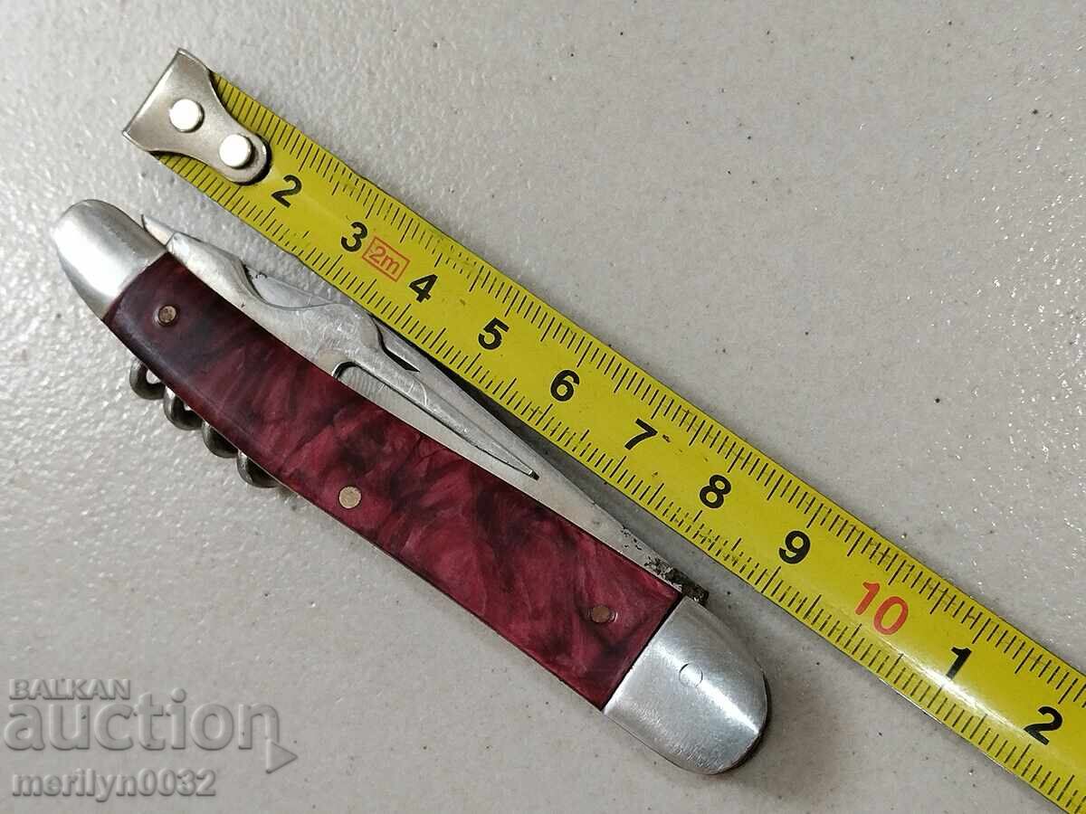 Παράδοση Παλαιό σοσιαλιστικό σετ μαχαιροπήρουνων μαχαίρι πιρούνι τιρμπουσόν Β. Τύρνοβο ΛΔΒ