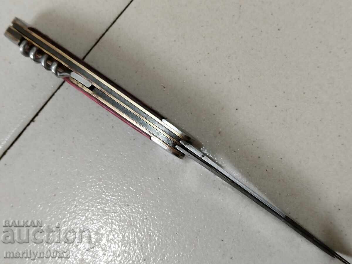 Παλαιό σοσιαλιστικό σετ μαχαιροπήρουνων μαχαίρι πιρούνι τιρμπουσόν Β. Τύρνοβο ΛΔΒ - 6