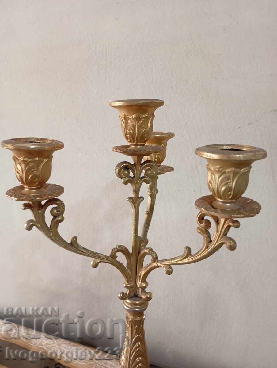 Delivery of Baroque candlestick