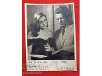 Κλαδί Zechkova; βιολί Πράγα 1956 παλιά φωτογραφία