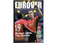Program rar de fotbal Cupa UEFA Blackburn - CSKA 2002