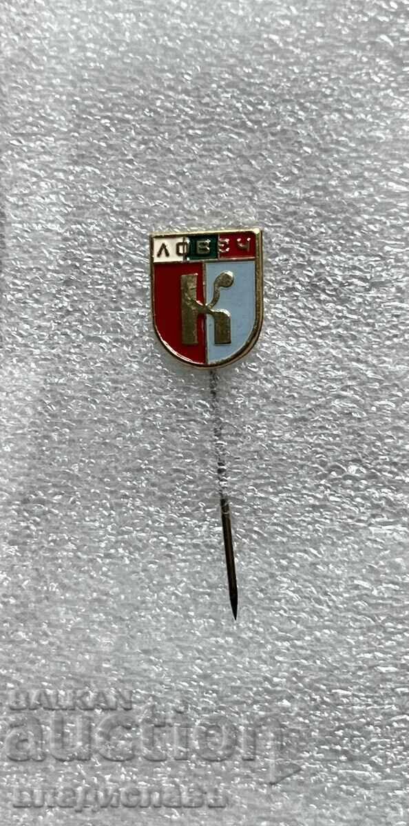 Old and rare football badge Karpachev Lovech Old and rare football badge Karpachev Lovech